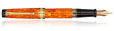 Aurora Optima Auroloide Collection Fountain Pens in Orange