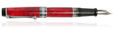 Aurora Optima Auroloide Collection Fountain Pens in Red
