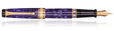 Aurora Optima Auroloide Collection Fountain Pens in Viola