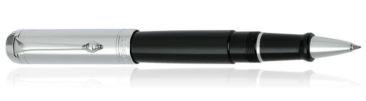 Black Aurora Talentum Chrome Cap Collection Rollerball Pens