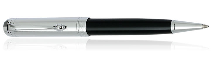 Black Aurora Talentum Chrome Cap Collection Ballpoint Pens