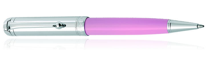 Pink Aurora Talentum Chrome Cap Collection Ballpoint Pens