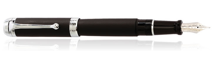Black / Big Aurora Talentum Rubber Collection Fountain Pens