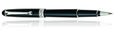 Aurora Nikargenta 88 Chrome Collection Rollerball Pens in Black