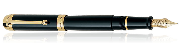 Black / Gold Aurora Talentum Classic Collection Fountain Pens