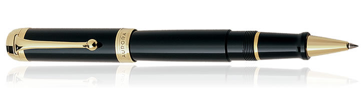 Black / Gold Aurora Talentum Classic Collection Rollerball Pens
