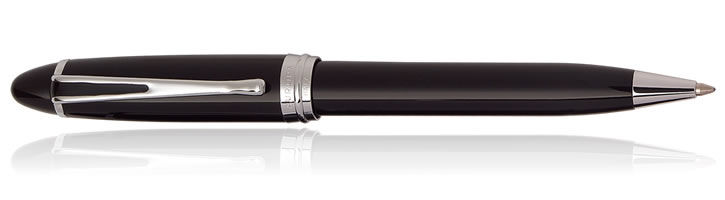 Black / Chrome Aurora Ipsilon Deluxe Collection Ballpoint Pens