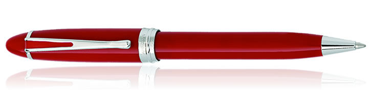 Red / Chrome Aurora Ipsilon Deluxe Collection Ballpoint Pens