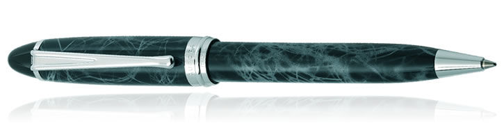 Grey Aurora Ipsilon Lacquer Collection Ballpoint Pens