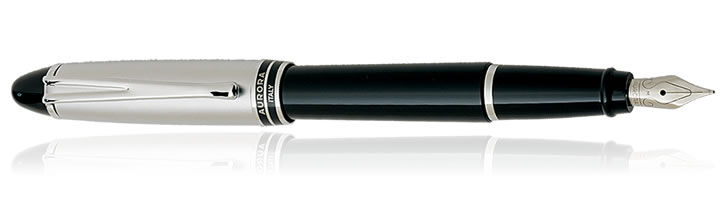 Black Aurora Ipsilon Metal Fountain Pens