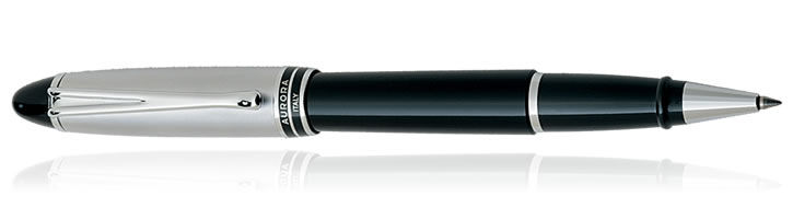 Black Aurora Ipsilon Metal Rollerball Pens