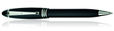 Aurora Ipsilon Satin Collection Ballpoint Pens in Black
