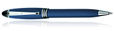 Aurora Ipsilon Satin Collection Ballpoint Pens in Blue