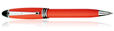 Aurora Ipsilon Satin Collection Ballpoint Pens in Orange