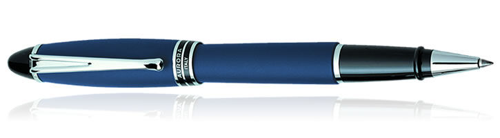 Blue Aurora Ipsilon Satin Collection Rollerball Pens
