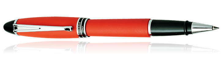 Orange Aurora Ipsilon Satin Collection Rollerball Pens
