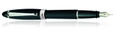 Aurora Ipsilon Satin Collection Fountain Pens in Black
