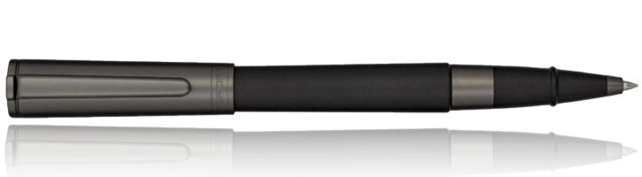 Black / Ruthenium Cap Aurora Tu Collection Rollerball Pens
