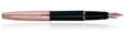 Aurora Style Collection Fountain Pens in Black / Rose Gold