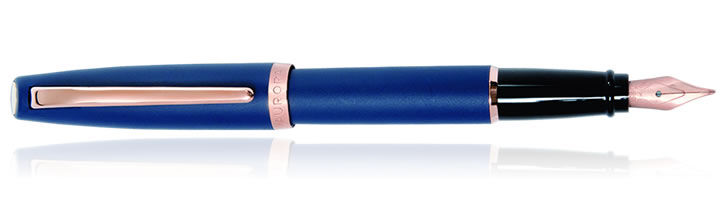 Blue Matte Aurora Style Collection Fountain Pens