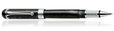 Aurora Alpha Collection Rollerball Pens in Black