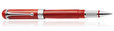 Aurora Alpha Collection Rollerball Pens in Red