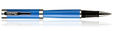 Conklin Herringbone Series Rollerball Pens in Deep Sea Blue