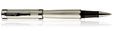 Conklin Herringbone Series Rollerball Pens in Silver