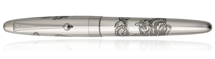 Dragon Namiki Sterling Silver Collection Fountain Pens