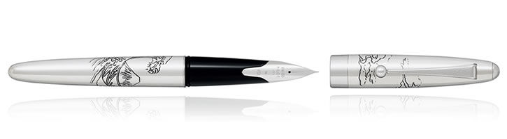 Mount Fuji Namiki Sterling Silver Collection Fountain Pens
