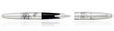 Namiki Sterling Silver Collection Fountain Pens in Mount Fuji