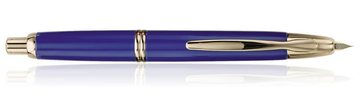 Blue / Gold Pilot Vanishing Point Collection Fountain Pens