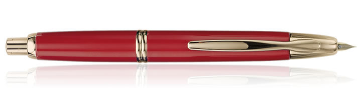 Red / Gold Pilot Vanishing Point Collection Fountain Pens