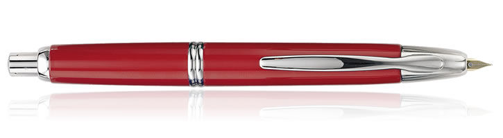 Red / Rhodium Pilot Vanishing Point Collection Fountain Pens