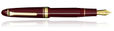 Sailor 1911 Lefty Fountain Pens in Maroon