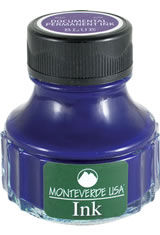 Blue Permanent Monteverde Bottled Ink(90ml) Fountain Pen Ink