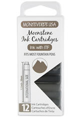 Moonstone Monteverde International Standard Size Cartridge(12pk) Fountain Pen Ink