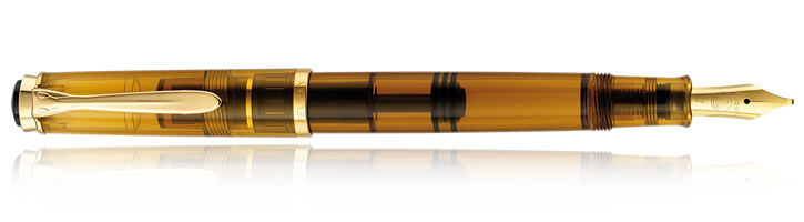 Cognac Pelikan Tradition 200 Collection Fountain Pens