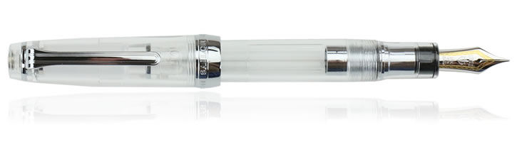 Transparent Silver Sailor Professional Gear Transparent Fountain Pens