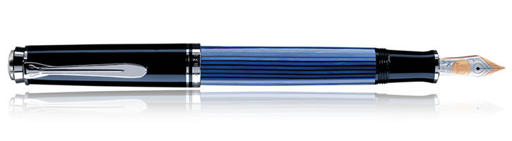 Black / Blue Pelikan Souveran 605 Collection Fountain Pens