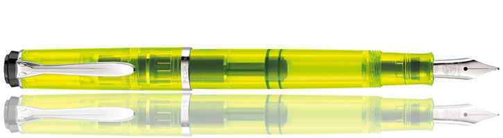 Neon Yellow Pelikan Duo Classic Highlighter Fountain Pens