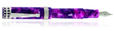Delta Romeo and Juliet Fountain Pens in Passion Purple