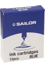 Blue Sailor Jentle Ink Cartridge(12pk) Fountain Pen Ink