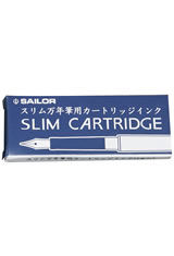 Blue Black Sailor Chalana Ink Cartridge(5pk) Fountain Pen Ink