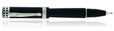 Delta Romeo and Juliet Rollerball Pens in Jet Black