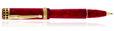 Delta Romeo and Juliet Rollerball Pens in Scarlet Red