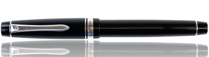 Black / Rhodium Pilot Justus 95 Adjustable Fountain Pens