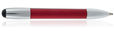 Monteverde M1 Stylus Ballpoint Pens in Metallic Red