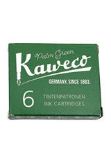 Palm Green Kaweco Cartridges(6pk)  Fountain Pen Ink