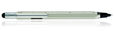 Monteverde One Touch Stylus Tool Inkball Rollerball Pens in Silver